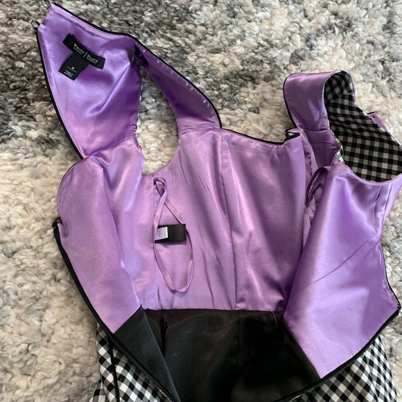 White House Black Market Black & White Gingham Dress Size 0 - Picture 17 of 17